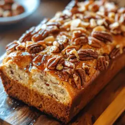 Explore the irresistible charm of Southern baking with our Sweet Alabama Pecan Bread recipe. This delightful treat combines the rich flavors of pecans, brown sugar, and warm spices, making it a perfect addition to any breakfast table or dessert spread. Many Southern households cherish this recipe, often passed down through generations, as it embodies the essence of comfort food. Whether you enjoy it plain, with a pat of butter, or topped with cream cheese, this moist, flavorful bread is sure to impress family and friends.