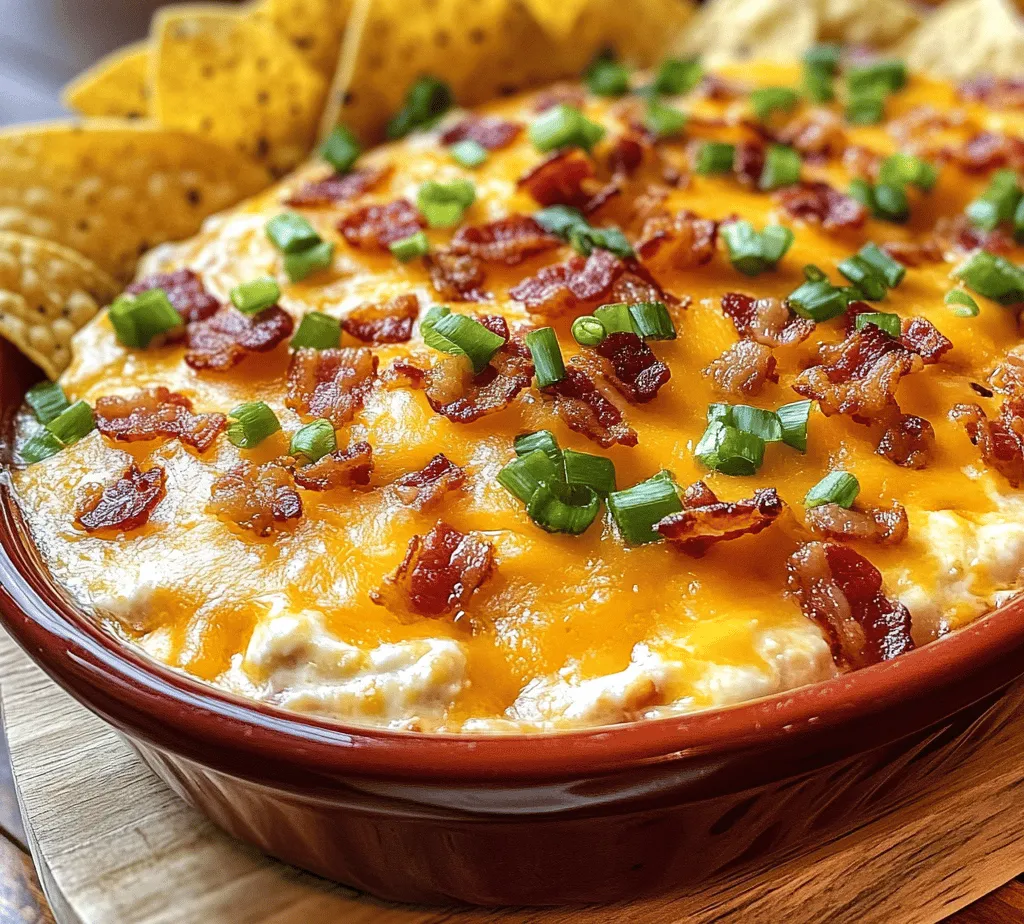 When it comes to comfort food, few dishes can match the allure of Sizzling Bacon & Cheesy Delight. This indulgent dip combines the rich, creamy goodness of cheese with the savory crunch of bacon, creating a flavor explosion that is irresistible to everyone gathered around the table. Whether you are hosting a casual get-together, celebrating a holiday, or simply craving a hearty snack, this dish is sure to please a crowd and leave everyone asking for seconds.