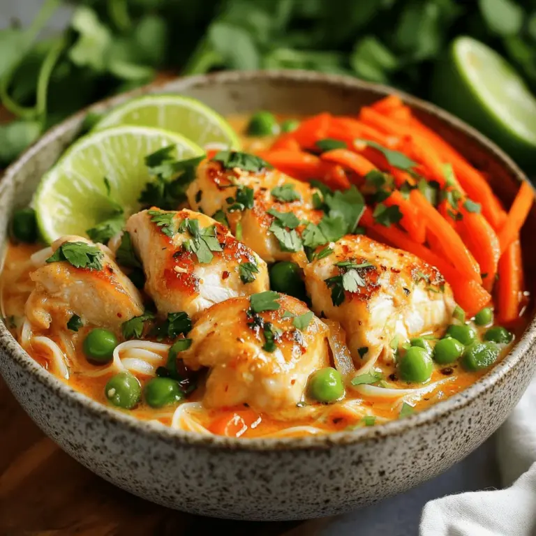 If you’re looking to spice up your weeknight dinners or impress guests with a flavorful meal, this 30-minute Thai Chicken Noodle Soup is the perfect solution. This dish brings together the vibrant, aromatic flavors of Thai cuisine in a quick and easy recipe that anyone can master. Featuring tender chicken, fragrant spices, and fresh vegetables all nestled in a creamy coconut broth, it’s a dish that not only satisfies the palate but also warms the soul.