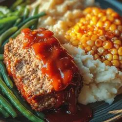 In the world of comfort food, few meals evoke the same sense of nostalgia as the classic TV dinner. With its hearty portions and enticing flavors, our Nostalgic TV Dinner Delight recipe brings together a symphony of textures and tastes that remind us of simpler times. Picture a warm plate filled with savory meatloaf, velvety mashed potatoes, sautéed green beans, and sweet caramelized corn. Each bite is a journey back to childhood, where dinner was often served on a tray while gathered around the television, enjoying family favorites.