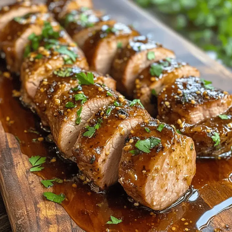 If you're in search of a dish that effortlessly combines flavor, simplicity, and health benefits, look no further than Honey Garlic Pork Tenderloin. This delightful recipe is not only perfect for family dinners but also makes a stunning centerpiece for special occasions. The marriage of sweet honey and savory soy sauce creates a tantalizing glaze that elevates the tender pork tenderloin to new culinary heights.