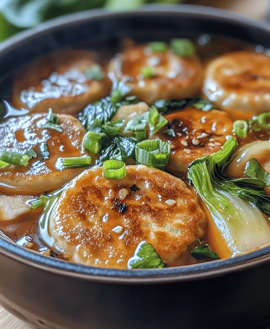 When the weather turns chilly or you need a comforting meal to warm your soul, nothing beats a steaming bowl of soup. Enter Cozy Potsticker Soup with Mushrooms and Bok Choy, a delightful dish that combines the heartiness of potstickers with the rich, savory flavors of a well-crafted broth. This recipe transcends the ordinary, offering a perfect blend of textures and tastes that will leave you feeling satisfied and cozy.