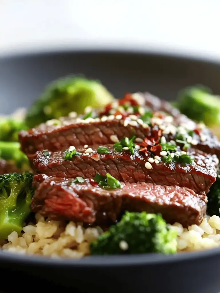 In the realm of quick and nutritious meals, Healthy Stovetop Beef and Broccoli Delight stands out as a crowd-pleaser that satisfies both the palate and the body. This dish features tender, flavorful flank steak paired with vibrant green broccoli, creating a colorful medley that is as appealing to the eyes as it is to the taste buds. With its combination of protein, fiber, and essential nutrients, it's no wonder that beef and broccoli has become a staple in many households.