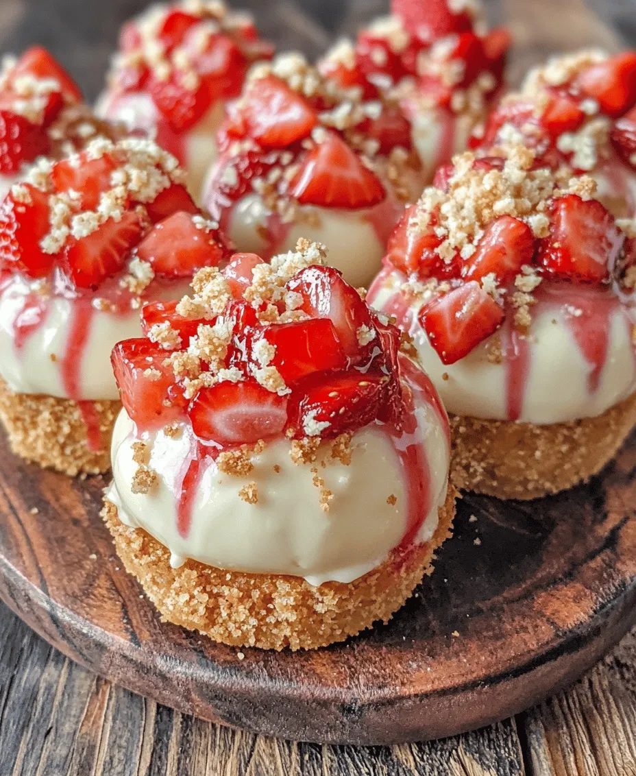 If you're on the lookout for a delectable dessert that requires minimal effort yet promises maximum flavor, look no further than Strawberry Cheesecake Crunch Bites. This easy, no-bake recipe is a delightful twist on traditional cheesecake, perfectly marrying the creamy richness of cheesecake with the bright, fresh taste of strawberries. Whether you're hosting a gathering, celebrating a special occasion, or simply treating yourself after a long day, these bite-sized delights are sure to impress.