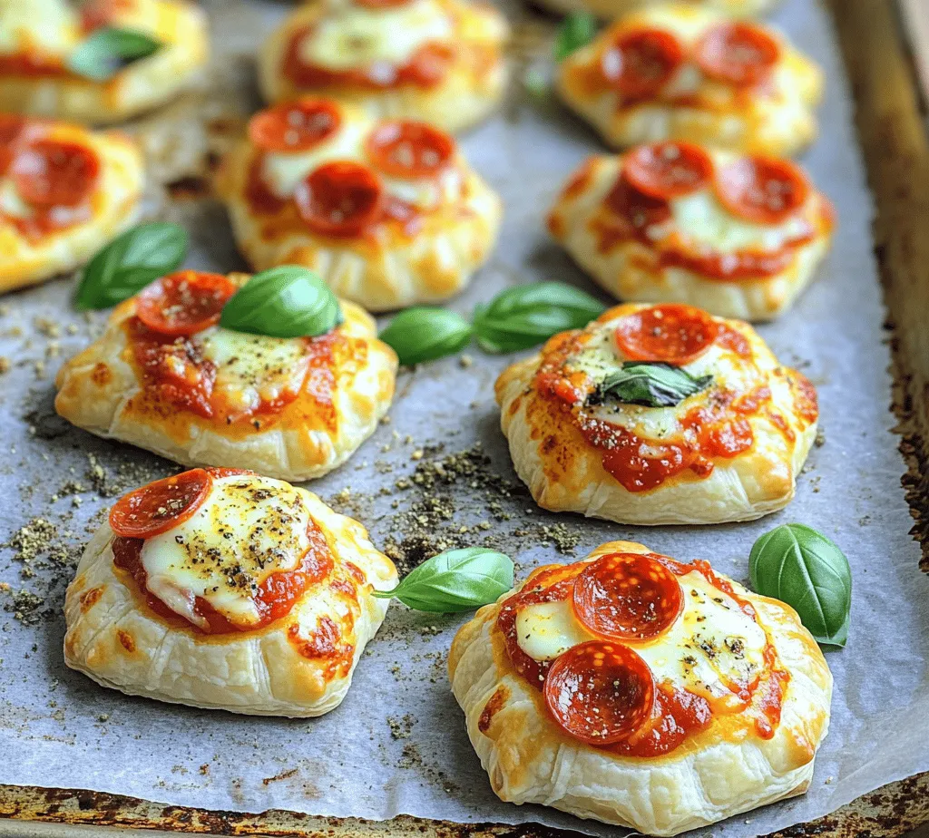 Welcome to the delightful world of bite-sized pepperoni pizza minis! If you’re looking for a snack that combines the beloved flavors of pizza with a fun and easy-to-eat format, then you’ve come to the right place. These mini pastries are not only versatile but also incredibly satisfying, making them the ideal choice for a variety of occasions. Whether you’re planning a lively party, gearing up for game day, or simply want to whip up something special for a family gathering, these pepperoni pizza minis are sure to impress.