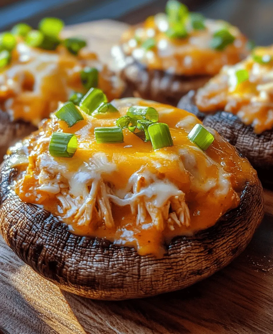 Buffalo chicken dip has taken the culinary world by storm, becoming a staple at family gatherings, parties, and game-day celebrations. This creamy, spicy dip, typically made with shredded chicken, cream cheese, hot sauce, and cheese, is beloved for its bold flavors and irresistible appeal. As food enthusiasts seek new ways to enjoy their favorite flavors, the idea of stuffing those delicious ingredients into hearty mushrooms presents an exciting twist that is sure to please any crowd.