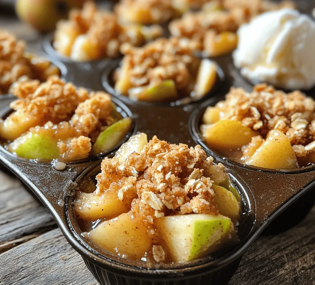 To create the perfect Mini Apple Crisp Bites, it's essential to understand the role of each ingredient in the recipe. The combination of fresh apples, flavor enhancers, and a crumbly crisp topping contributes to the overall success of this dessert.