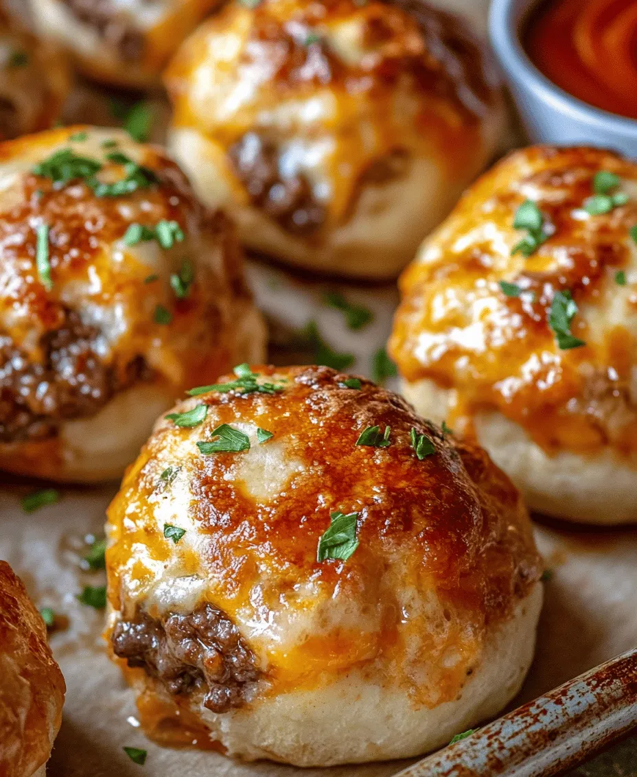 Are you ready to elevate your snack game with a mouthwatering recipe that combines the irresistible flavors of cheeseburgers and garlic Parmesan? Enter the Garlic Parmesan Cheeseburger Bombs—a delightful fusion that is perfect for any occasion. Whether you’re hosting a game day gathering, planning a family dinner, or simply craving a fun twist on traditional comfort food, these bomb-style snacks are sure to impress.