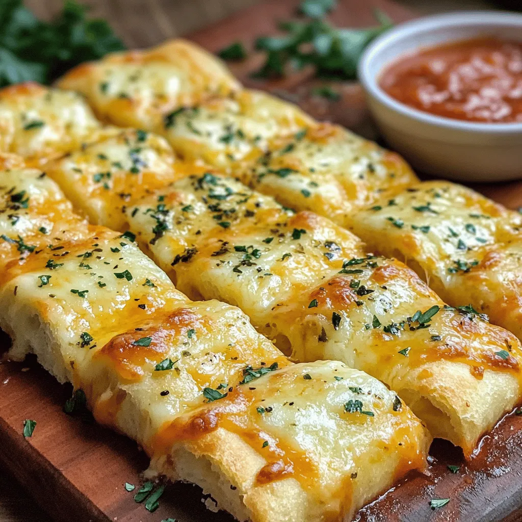 The irresistible allure of cheesy garlic breadsticks is a timeless classic that never goes out of style. Perfectly baked, golden brown, and overflowing with melted cheese, these Ultimate Copycat Cheesy Garlic Breadsticks are a delightful addition to any meal or a scrumptious snack on their own. Whether served alongside a piping hot pizza, a fresh garden salad, or enjoyed on their own, these breadsticks bring comfort and joy to dinner tables, parties, and late-night cravings alike.