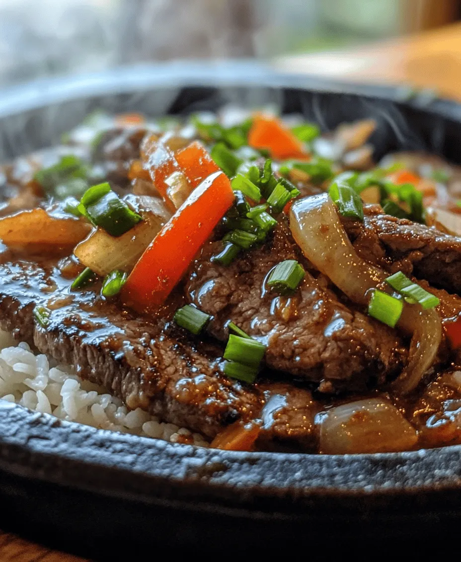 Sizzling Chinese Pepper Steak with Onions is a beloved dish that embodies the essence of Chinese cuisine—bold flavors, vibrant colors, and delightful textures. This savory stir-fry is a staple in many Chinese restaurants and homes, celebrated for its perfect balance of tender beef, crunchy vegetables, and a sauce that tantalizes the taste buds. Pepper steak is not just a meal; it’s an experience, offering a symphony of flavors that dance on your palate.