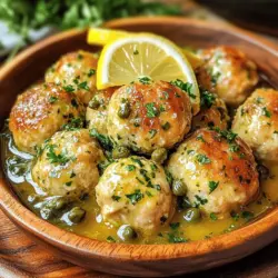 In the realm of comforting yet vibrant dishes, Zesty Chicken Piccata Meatballs stand out as a delightful fusion of flavors. This innovative take on the classic chicken piccata transforms traditional elements into bite-sized meatballs that are not only easy to prepare but also bursting with freshness and zest. Infused with the iconic flavors of Italian cuisine—lemon, garlic, and capers—these meatballs are a refreshing twist that brings a new life to your dinner table.