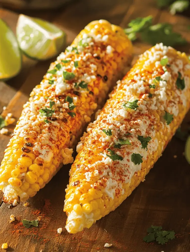 If you've ever strolled through the vibrant streets of Mexico, you may have encountered a popular street food known as Elote, or Mexican street corn. This delightful dish, famous for its enticing combination of flavors, has become a beloved snack not just in Mexico but across the globe. The vibrant essence of Elote comes from freshly grilled corn slathered in a creamy mixture of mayonnaise and sour cream, topped with crumbled cheese, spices, and a generous squeeze of lime. It's a dish that embodies the spirit of Mexican cuisine, celebrating bold flavors and communal joy.