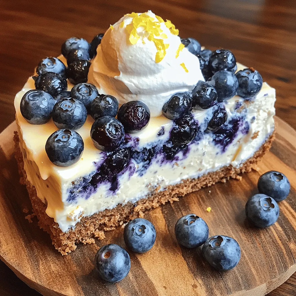 Irresistible Lemon Blueberry Cheesecake Cake