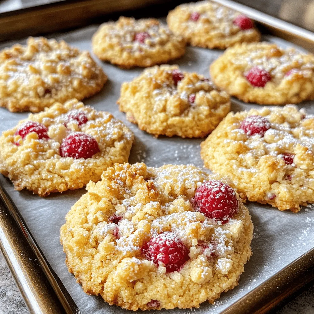 Raspberry Crumble Cookies are not just another dessert; they encapsulate the delightful harmony of tart and sweet flavors, combined with a soft, chewy texture that makes each bite a treat. These cookies are a beautiful blend of fresh raspberries and a crumbly topping that elevates them to a new level of deliciousness, making them an ideal choice for any occasion—whether it's a cozy family gathering or a festive celebration. In this article, we will explore the origins, variations, and the step-by-step process of creating these delicious cookies infused with fresh raspberries and complemented by a hint of almond. Whether you are a seasoned baker or a novice in the kitchen, this guide will provide you with everything you need to know to create a batch of Raspberry Crumble Cookies that will impress family and friends alike.