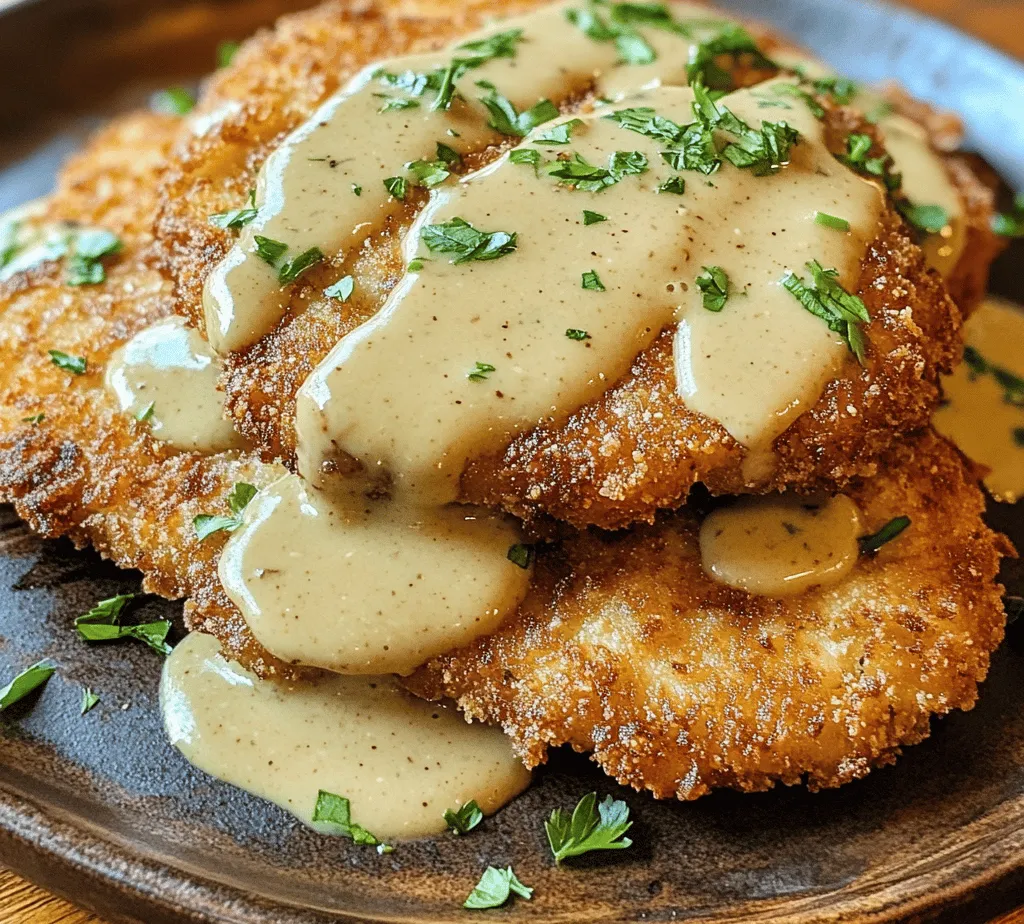 If there's one dish that can effortlessly bring a sense of comfort to the dinner table, it's the Crunchy Pork Schnitzel with Zesty Dijon Gravy. This delightful meal combines the satisfying crunch of perfectly breaded pork chops with the rich, tangy flavor of a creamy Dijon gravy, making it a favorite for many food enthusiasts. The crispy texture of the schnitzel, paired with the zesty gravy, elevates this dish beyond simple comfort food, transforming it into an experience that tantalizes the taste buds and warms the soul.