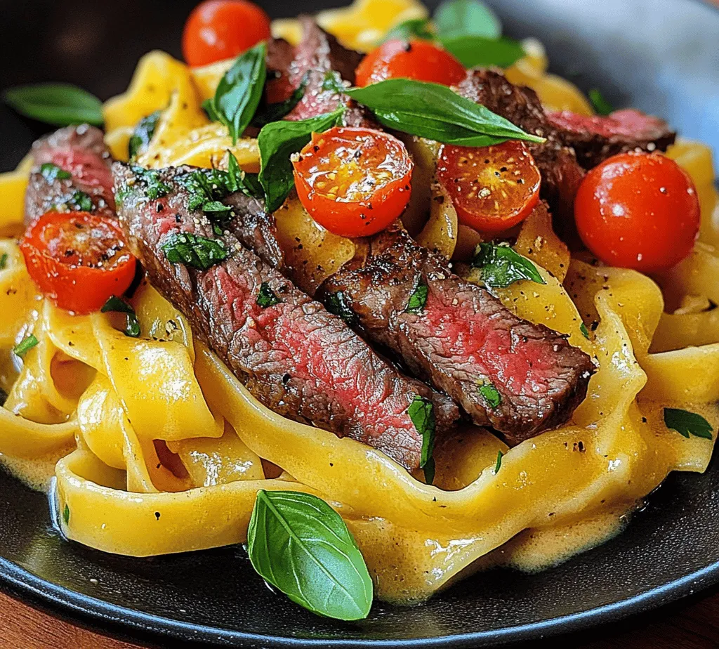 If you're searching for a dish that perfectly balances rich flavors with a comforting texture, look no further than Sizzling Steak Pasta Delight. This recipe brings together tender steak and creamy pasta in a way that excites the palate and satisfies hunger. Whether you're planning a romantic dinner, a family gathering, or simply want to treat yourself to a delightful meal, this dish is sure to impress.