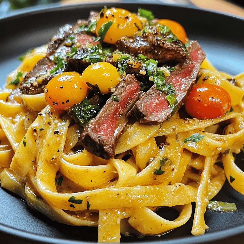 If you're searching for a dish that perfectly balances rich flavors with a comforting texture, look no further than Sizzling Steak Pasta Delight. This recipe brings together tender steak and creamy pasta in a way that excites the palate and satisfies hunger. Whether you're planning a romantic dinner, a family gathering, or simply want to treat yourself to a delightful meal, this dish is sure to impress.