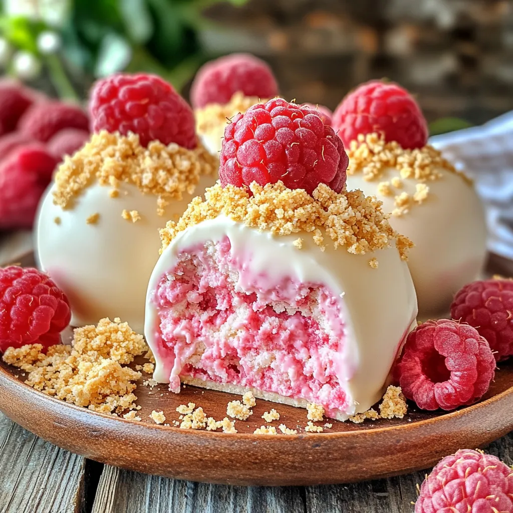 If you’re looking for a deliciously fun and portable dessert, look no further than cheesecake balls. This delightful twist on traditional cheesecake takes all the creamy goodness we love and transforms it into bite-sized treats that are perfect for any occasion. Whether you're hosting a party, celebrating a holiday, or simply craving a sweet indulgence, these irresistible white chocolate raspberry cheesecake balls will certainly impress your guests and satisfy your sweet tooth.