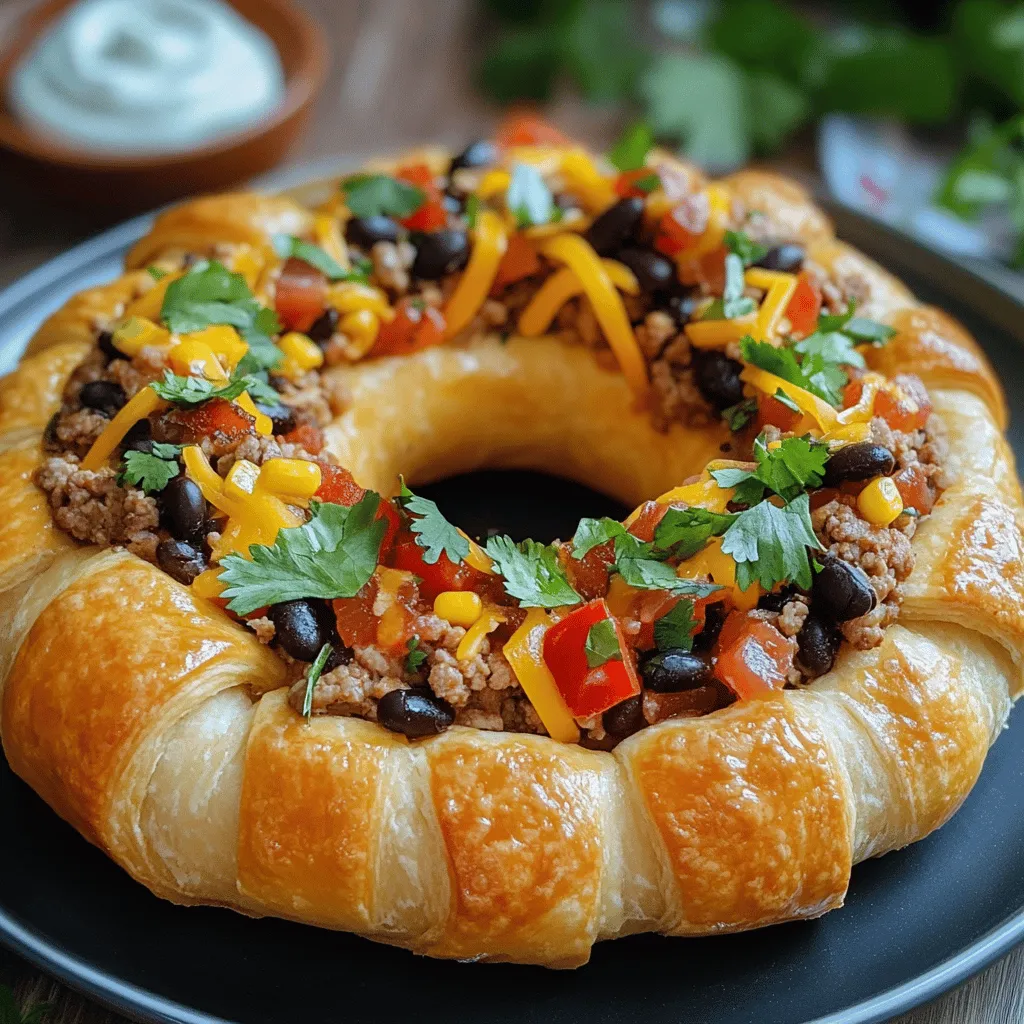 In the realm of quick and delicious weeknight dinners, the Turkey Taco Ring stands out as a fun and flavorful option that the whole family will love. This dish combines the beloved flavors of tacos with the ease of crescent roll dough, creating a delightful centerpiece for any meal. Perfect for gatherings, parties, or a casual family night, this recipe is not only visually appealing but also packed with protein and veggies. In this article, we will explore the step-by-step process of making this mouthwatering dish, along with insights about its ingredients, variations, and serving suggestions.