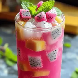 In recent years, mocktails have surged in popularity, capturing the attention of both casual drinkers and health enthusiasts alike. These non-alcoholic beverages offer a sophisticated alternative to traditional cocktails, allowing everyone to participate in social gatherings without the effects of alcohol. The Dragon Fruit Delight Mocktail stands out among the array of options available, thanks to its vibrant color, refreshing taste, and healthful ingredients. This delightful drink is not only a feast for the eyes but also a nourishing choice that can elevate any occasion.