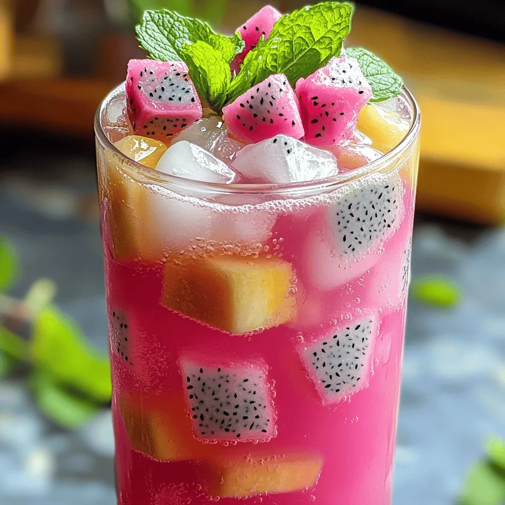 In recent years, mocktails have surged in popularity, capturing the attention of both casual drinkers and health enthusiasts alike. These non-alcoholic beverages offer a sophisticated alternative to traditional cocktails, allowing everyone to participate in social gatherings without the effects of alcohol. The Dragon Fruit Delight Mocktail stands out among the array of options available, thanks to its vibrant color, refreshing taste, and healthful ingredients. This delightful drink is not only a feast for the eyes but also a nourishing choice that can elevate any occasion.