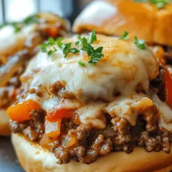 To create the perfect Philly Cheesesteak Sloppy Joes, it’s essential to understand the role each ingredient plays in the recipe. The combination of flavors and textures will elevate your meal, making it a standout dish that everyone will love.