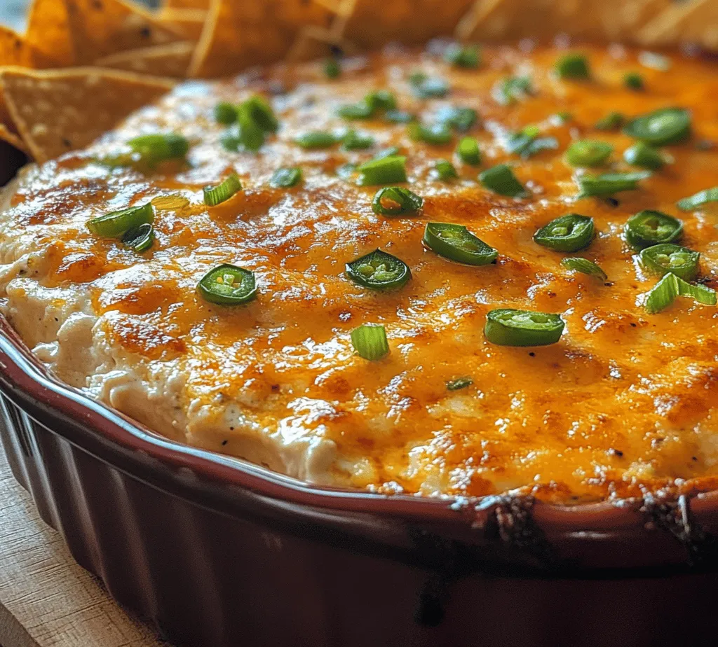 In the world of appetizers, few dishes can rival the creamy, spicy goodness of Jalapeño Popper Dip. This delightful dish merges the flavors of jalapeños, cream cheese, and cheddar into a warm, inviting dip perfect for parties, game days, or casual gatherings. Its rich, creamy texture, combined with the right amount of heat, makes it a crowd-pleaser that keeps guests coming back for more. Whether you're serving it with tortilla chips, fresh veggies, or even crusty bread, this Spicy Creamy Jalapeño Popper Dip is sure to impress.