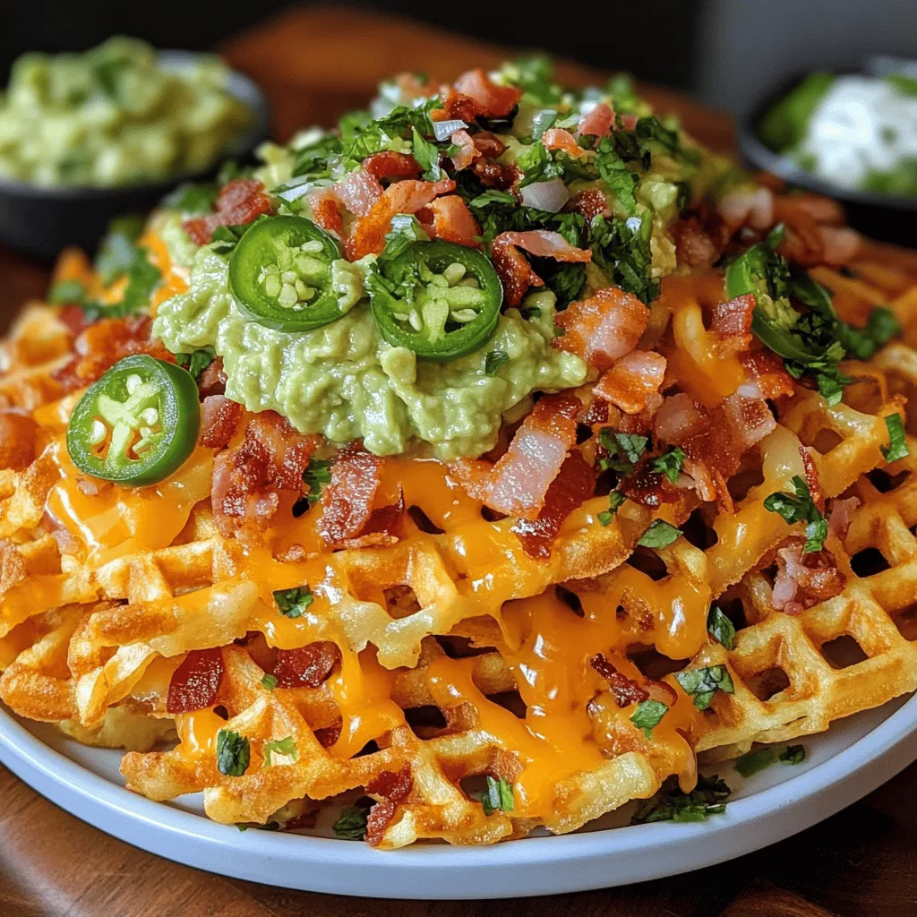 In the realm of comfort food, few dishes can rival the excitement and flavor of nachos. The traditional version, with its crispy tortilla chips piled high with an array of toppings, has long been a beloved choice for gatherings, movie nights, and casual snacking. But what if you could elevate this classic dish into something even more indulgent? Imagine that classic nacho experience reimagined with crispy waffle fries as the base, topped with melted cheese, crumbled bacon, and an assortment of fresh toppings. Enter Waffle Fry Nachos — a creation that not only delivers a delightful crunch but also serves as a canvas for your favorite flavors.