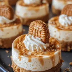 Mini cheesecakes have taken the dessert world by storm, quickly becoming a favorite for both home bakers and dessert enthusiasts alike. Their individual portions make them perfect for gatherings, parties, and intimate dinners, allowing guests to indulge without the guilt of slicing into a large cake. Among the plethora of flavor options, Biscoff Bliss Mini Cheesecakes stand out with their unique ingredient profile that transforms a classic dessert into something truly extraordinary.