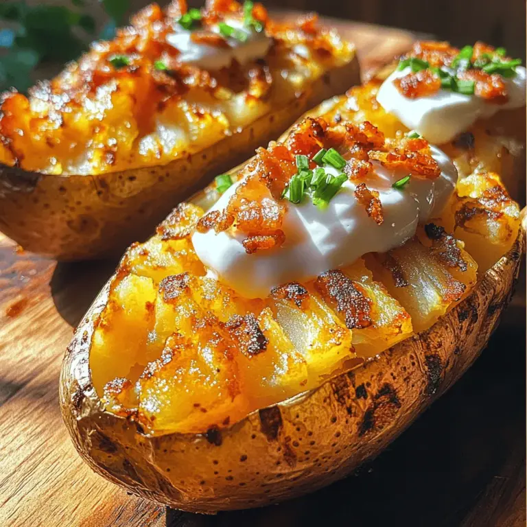 If you’re looking for a quick and healthier alternative to traditional baked potatoes, then crispy air fryer baked potatoes are your answer! These delightful spuds are not only easy to prepare but also come out perfectly fluffy on the inside and wonderfully crispy on the outside, thanks to the air fryer’s innovative cooking method. Whether you’re whipping up a weeknight dinner or prepping for a gathering, air fryer baked potatoes offer a versatile side that pleases everyone at the table.