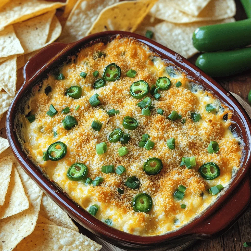 Cheesy Jalapeño Popper Dip: A Perfect Party Pleaser