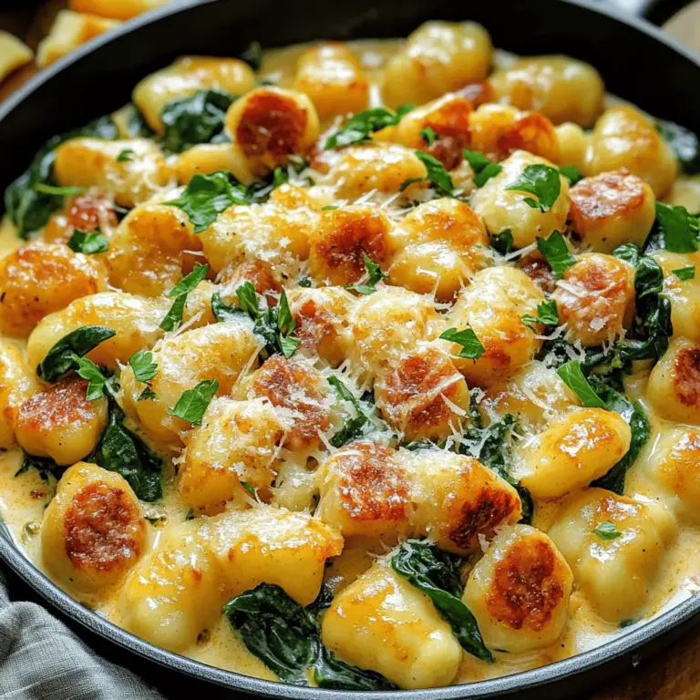 If you’re looking for a dish that perfectly marries rich, savory flavors with a creamy texture, look no further than creamy chorizo gnocchi. This delectable recipe combines the delightful chewiness of potato gnocchi with the robust taste of chorizo, all enveloped in a velvety sauce that’s sure to please your palate. The allure of this dish lies not only in its enticing flavor profile but also in its rapid preparation time, making it an ideal choice for busy weeknights when you crave something comforting yet easy to whip up.