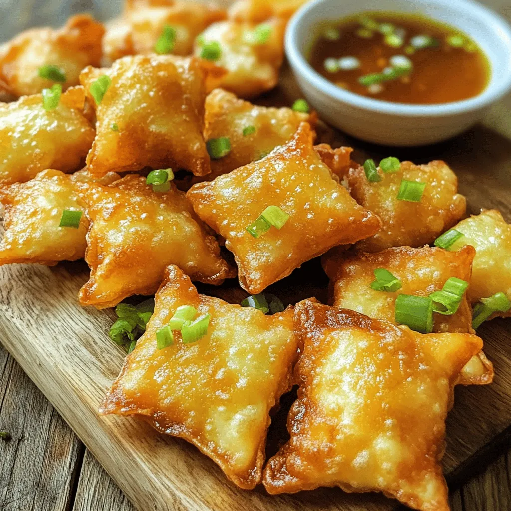 Crab rangoon has long held a cherished spot as a beloved appetizer in American Chinese cuisine. Originating from a blend of culinary influences, this delectable dish has captured the hearts (and appetites) of food enthusiasts across the nation. Its appeal lies in the delightful contrast between the crispy, golden exterior and the creamy, savory filling. Each bite offers a satisfying crunch followed by a burst of rich flavors, making it an irresistible choice for gatherings, parties, or even a cozy night in.