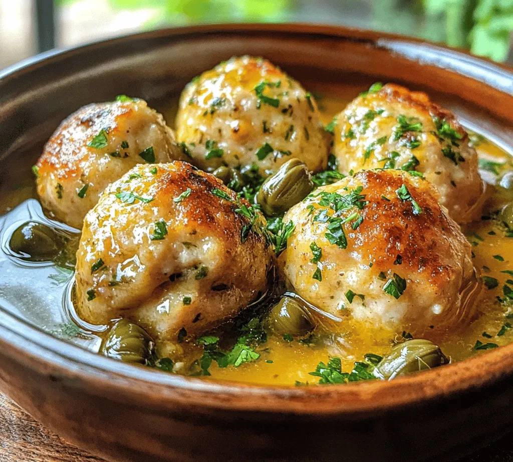 If you’re looking for a dish that combines comfort with a delightful burst of flavor, look no further than savory chicken meatballs with zesty piccata sauce. This recipe not only showcases the versatility of chicken but also offers a vibrant sauce that elevates the humble meatball into a culinary experience. Whether you’re serving it for a weeknight dinner or presenting it at a gathering, these meatballs are sure to impress.