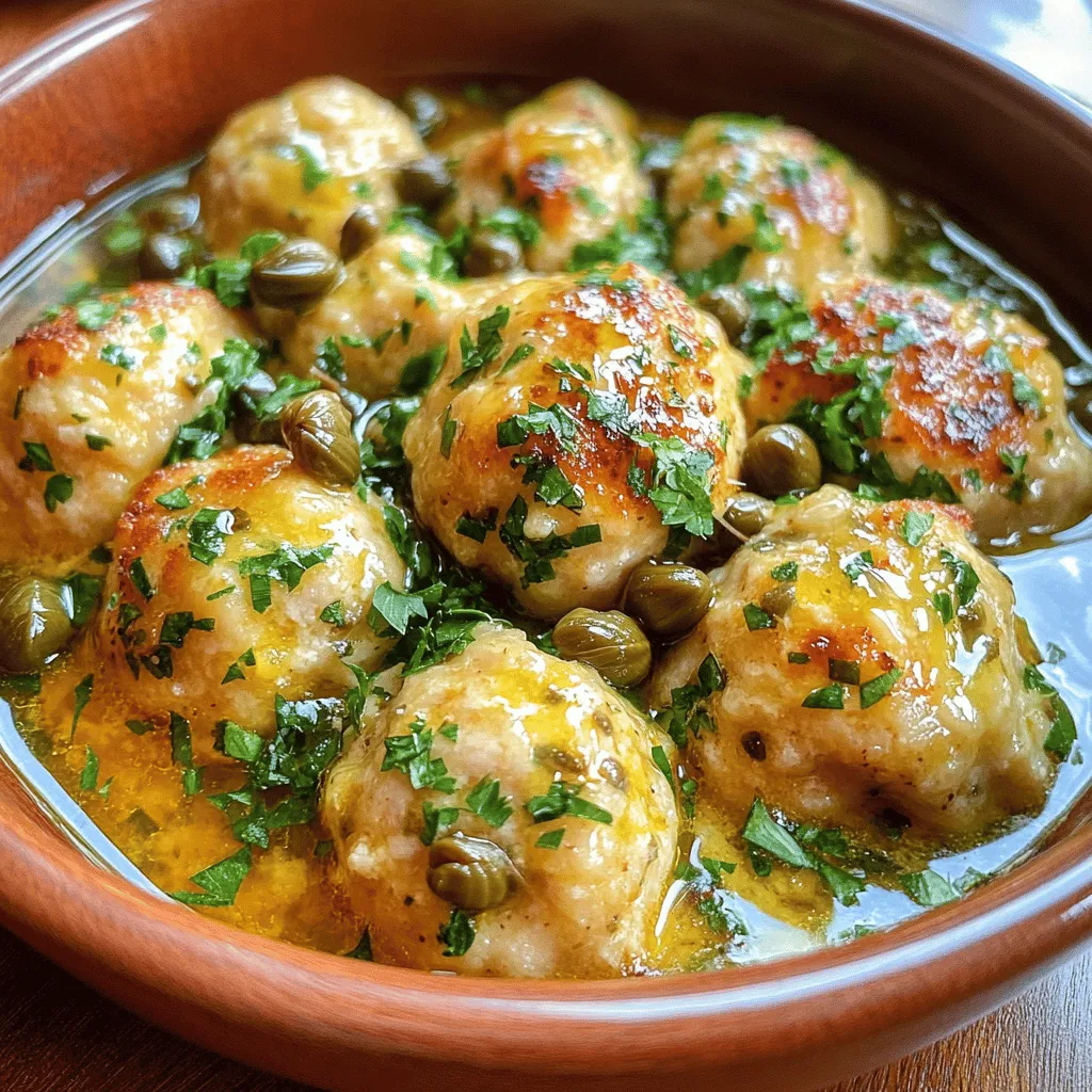 If you’re looking for a dish that combines comfort with a delightful burst of flavor, look no further than savory chicken meatballs with zesty piccata sauce. This recipe not only showcases the versatility of chicken but also offers a vibrant sauce that elevates the humble meatball into a culinary experience. Whether you’re serving it for a weeknight dinner or presenting it at a gathering, these meatballs are sure to impress.