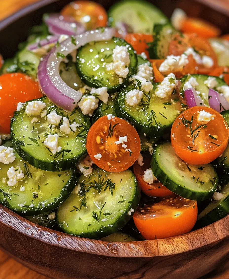 In the world of culinary delights, nothing quite compares to the refreshing crunch of a well-crafted salad, especially during the warmer months. The Crispy Refreshing Cucumber Delight is a celebration of fresh ingredients that not only tantalizes the taste buds but also nourishes the body. This vibrant dish combines the crispness of cucumbers, the sweetness of cherry tomatoes, and the tangy notes of feta cheese, making it an ideal choice for a light lunch or a side dish at your next gathering.