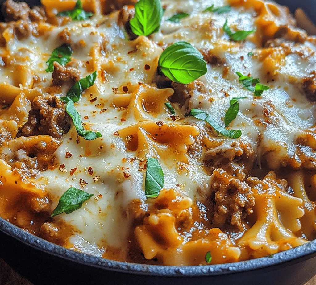 If you're in search of a dish that combines comfort, flavor, and simplicity, look no further than creamy beef and bowtie pasta. This delightful recipe showcases the rich and velvety textures of a creamy sauce paired with tender pieces of ground beef, all enveloped in the charming shape of bowtie pasta. Not only does it deliver on taste, but it also comes together quickly, making it an ideal choice for busy weeknight dinners.