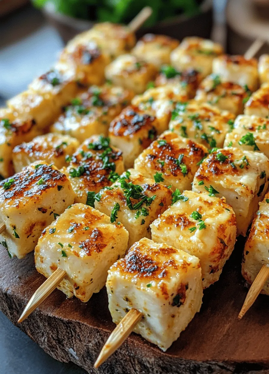 Grilling season is a culinary celebration, and few dishes capture the essence of outdoor cooking like chicken skewers. Tender, juicy pieces of meat threaded onto skewers, grilled to perfection, and bursting with flavor—what's not to love? Among the myriad of chicken skewer recipes, Garlic Parmesan Chicken Skewers stand out for their irresistible combination of savory garlic and rich Parmesan cheese. This dish is not only a crowd-pleaser but also a versatile option that fits seamlessly into various occasions, whether it's a family dinner, a backyard barbecue, or a meal prep for the week ahead.