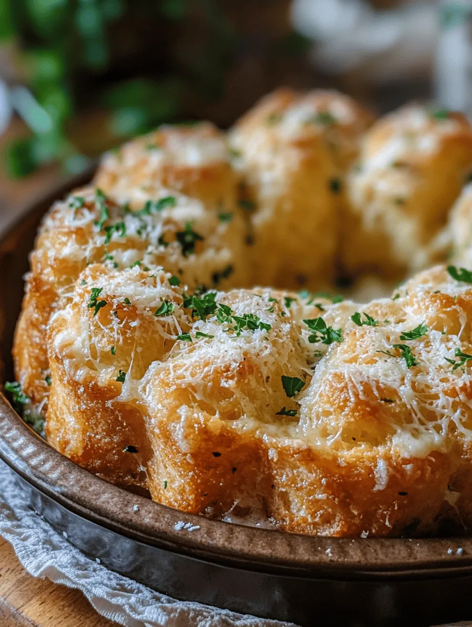 Monkey bread has become a beloved staple in many households, known for its warm, pull-apart texture and shareable nature. This delightful dish is perfect for gatherings, making it a popular choice for parties, family dinners, and casual get-togethers. Traditionally sweet, monkey bread is composed of dough balls rolled in cinnamon sugar, but in this recipe, we introduce a savory variation that will tantalize your taste buds: Garlic Parmesan Monkey Bread.