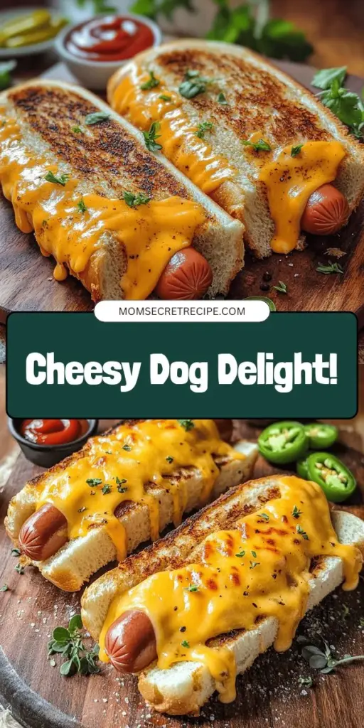 Delight your taste buds with the mouthwatering Grilled Cheese Hot Dogs, a creative fusion of two classic favorites! This easy recipe combines juicy hot dogs with gooey melted cheese layered between crispy, buttery bread. Perfect for gatherings, family dinners, or quick snacks, these customizable treats offer endless variations to suit every palate. Click through for tips and step-by-step instructions to make your own delicious Grilled Cheese Hot Dogs today!