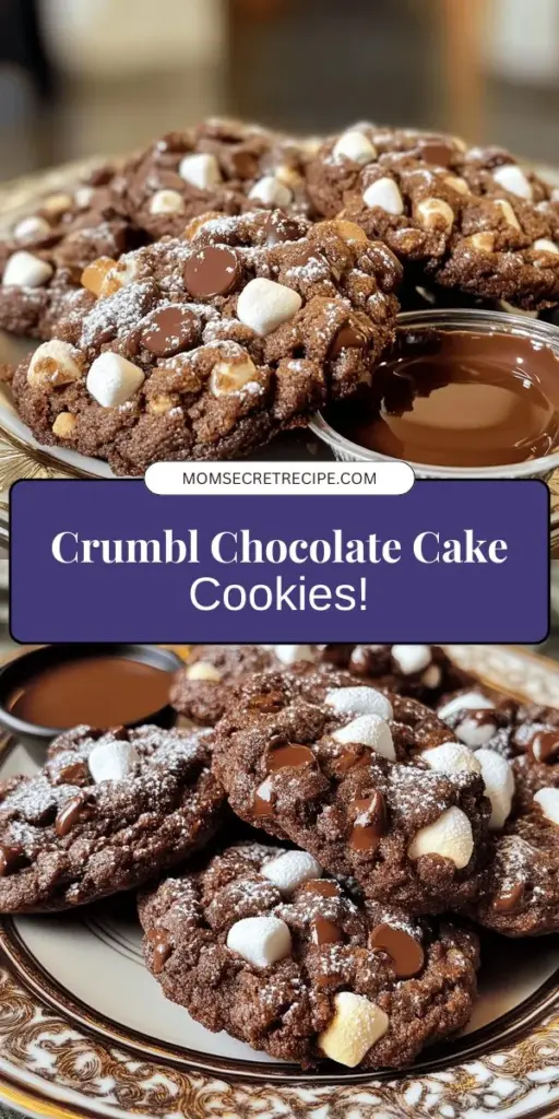 Indulge in the ultimate treat with our Crumbl Chocolate Cake Cookies recipe! These cookies blend the rich flavor of chocolate cake with a soft, chewy cookie texture that will leave you craving more. Perfect for any occasion, this easy-to-follow recipe is suited for bakers of all levels. Get ready to impress your friends and family with these mouthwatering cookies that are bursting with chocolate chips and mini marshmallows. Click through to explore the full recipe and baking tips today!