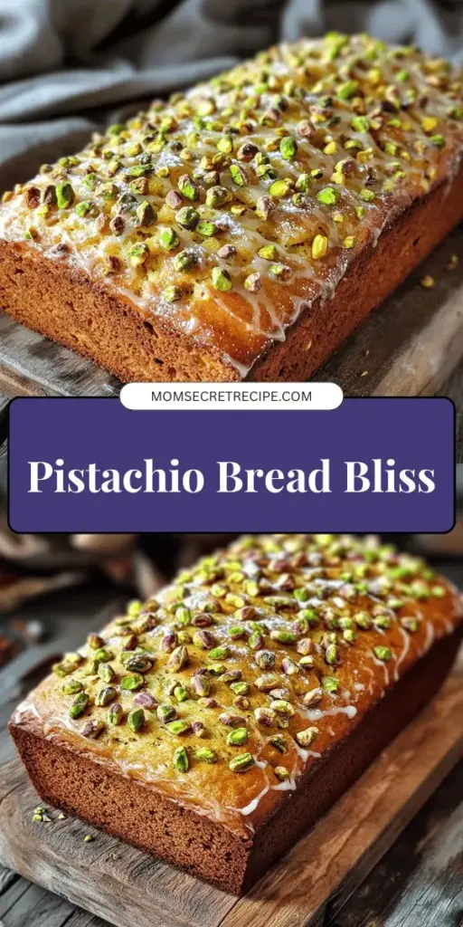 Indulge in the delightful taste of Pistachio Nut Bread with this easy and nutritious recipe! This unique baked good blends the buttery richness of pistachios with a fluffy texture, perfect for breakfast or a sweet snack. Packed with protein and heart-healthy fats, this bread is as good for your health as it is for your taste buds. Discover the step-by-step instructions and impress your family and friends. Click through to explore the recipe and elevate your baking game today!