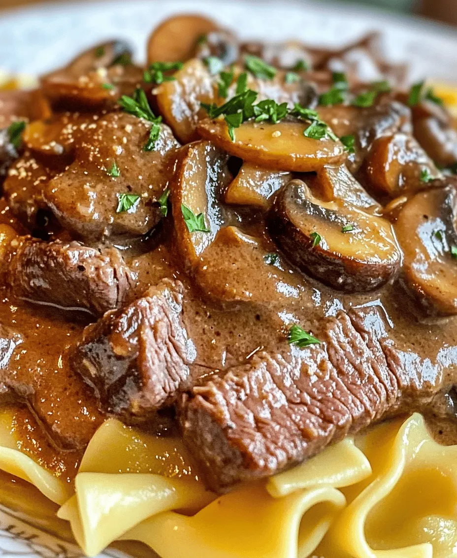 Beef Stroganoff is a dish that has earned its place as a beloved classic in many kitchens around the world. With its rich and creamy sauce enveloping tender strips of beef, it offers a heartwarming comfort that is perfect for any occasion. Whether served over a bed of buttery egg noodles or paired with rice, Beef Stroganoff is a dish that evokes feelings of warmth and nostalgia, making it a go-to choice for family dinners and gatherings.