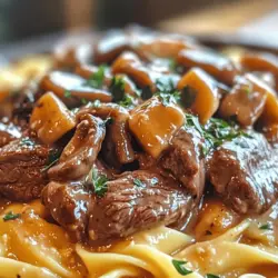 Beef Stroganoff is a dish that has earned its place as a beloved classic in many kitchens around the world. With its rich and creamy sauce enveloping tender strips of beef, it offers a heartwarming comfort that is perfect for any occasion. Whether served over a bed of buttery egg noodles or paired with rice, Beef Stroganoff is a dish that evokes feelings of warmth and nostalgia, making it a go-to choice for family dinners and gatherings.