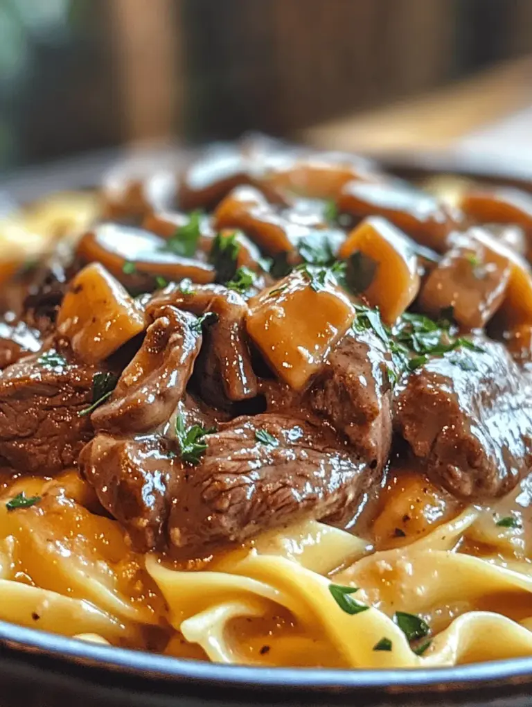 Beef Stroganoff is a dish that has earned its place as a beloved classic in many kitchens around the world. With its rich and creamy sauce enveloping tender strips of beef, it offers a heartwarming comfort that is perfect for any occasion. Whether served over a bed of buttery egg noodles or paired with rice, Beef Stroganoff is a dish that evokes feelings of warmth and nostalgia, making it a go-to choice for family dinners and gatherings.