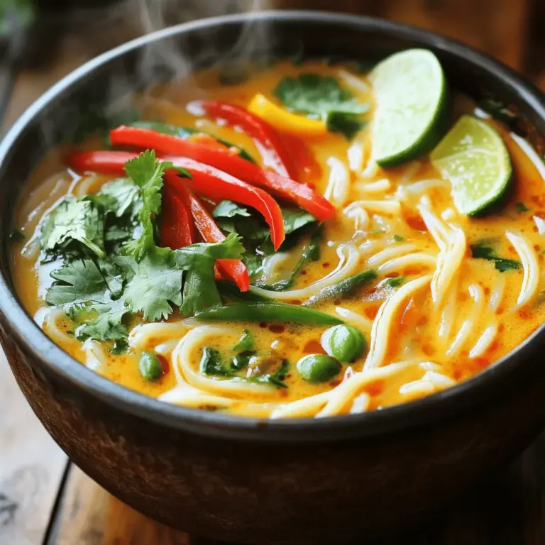 To create a memorable and enticing bowl of Spicy Thai Red Curry Noodle Soup, it’s essential to understand the key ingredients that contribute to its rich flavor profile. Each component plays a significant role in crafting the perfect balance of tastes and textures, and together they transform simple ingredients into a culinary masterpiece.