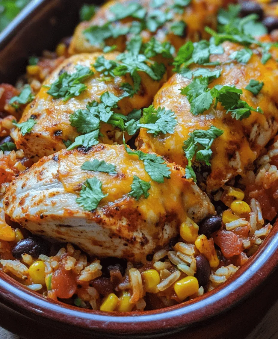 At its core, cheesy salsa chicken and rice bake embodies everything we love about comfort food. It combines familiar flavors and textures into a dish that is not only delicious but also incredibly satisfying. The creaminess of the melted cheese contrasts beautifully with the zesty salsa, while the tender chicken provides the protein needed to fuel your day. Each bite is a perfect balance of savory, cheesy goodness and the subtle kick of salsa, making it a meal that both kids and adults can appreciate.