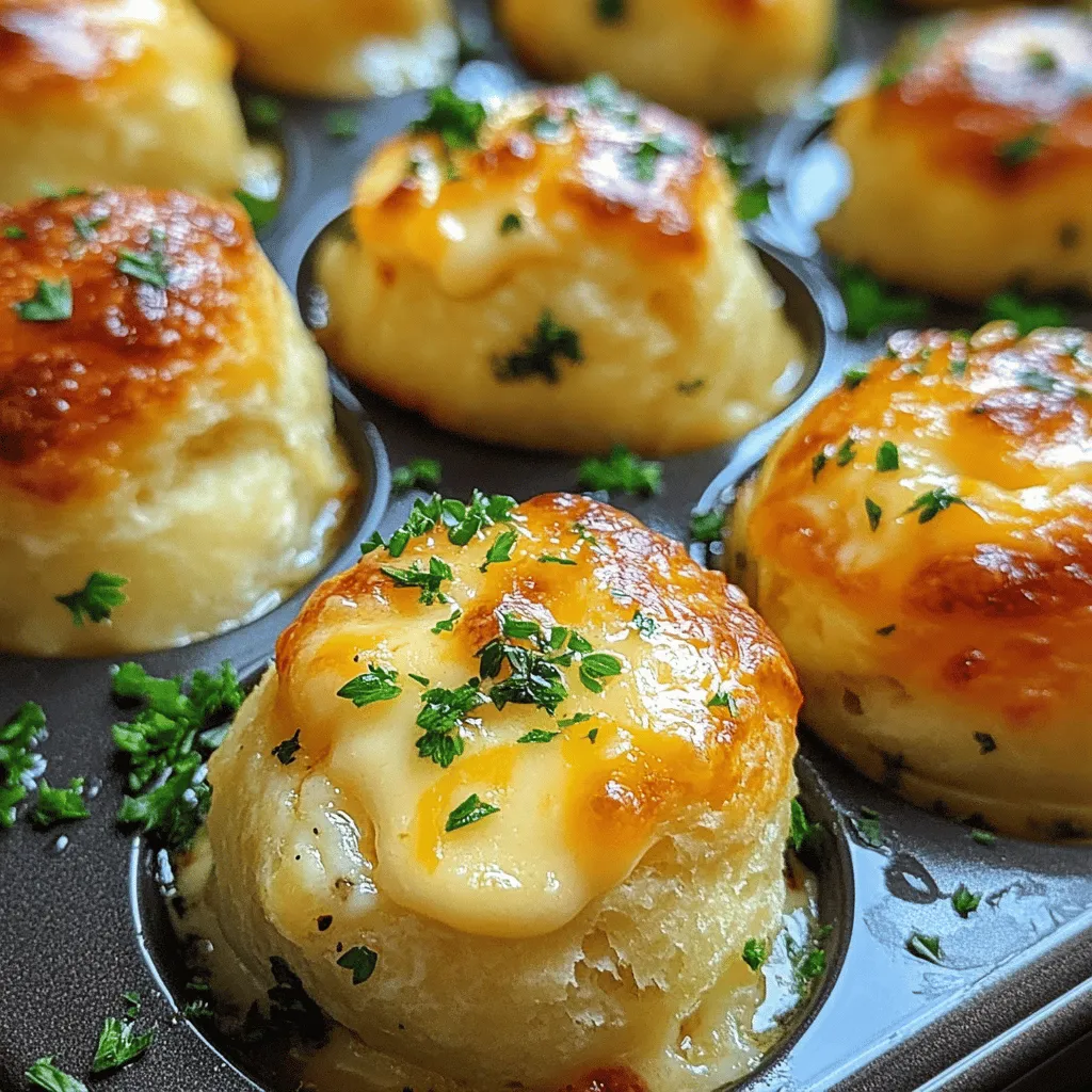 To create the perfect Garlic Butter Cheese Bombs, understanding the key ingredients is essential. Let’s dive into the main components that contribute to their delightful flavor and texture.