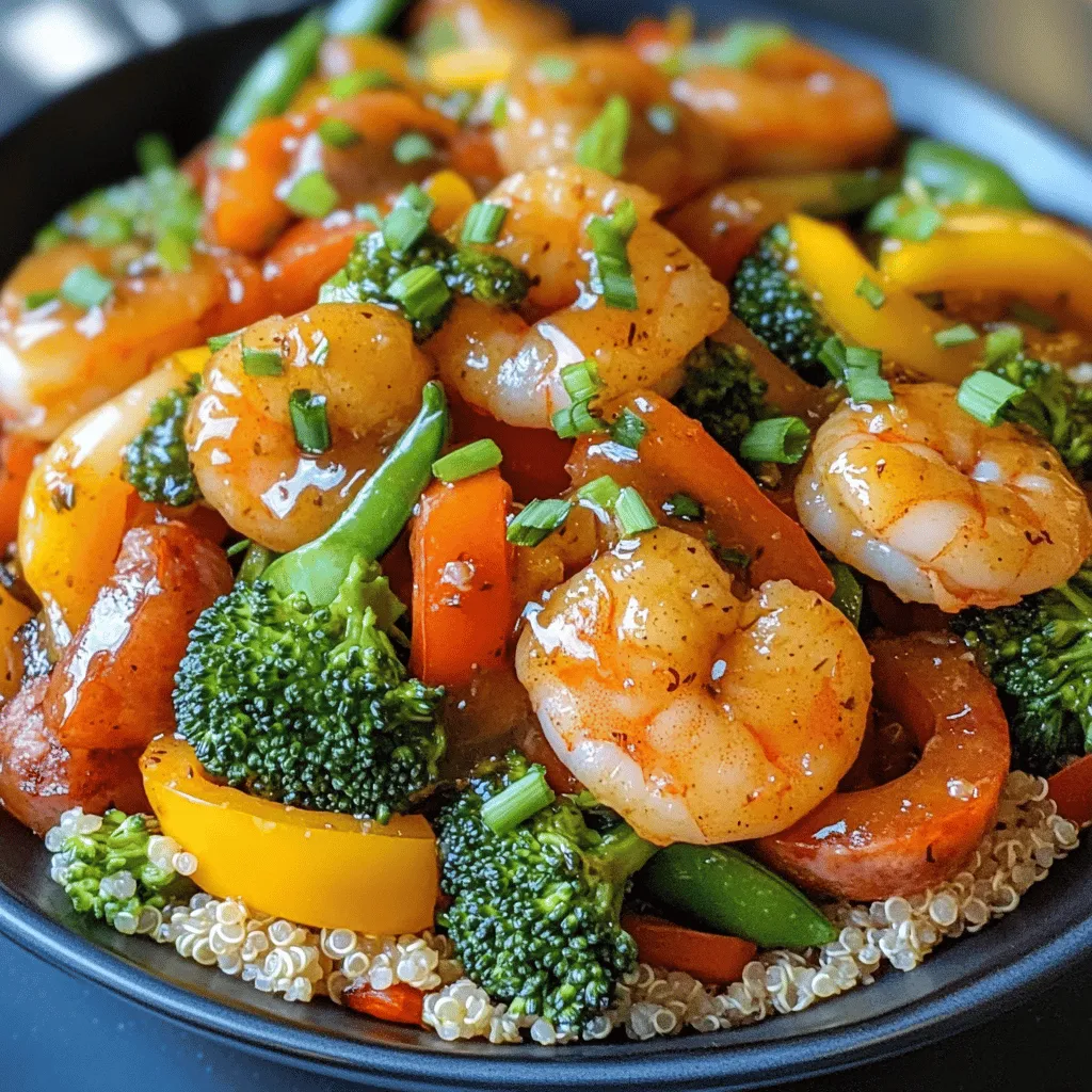 If you are searching for a dish that combines rich flavors, vibrant colors, and quick preparation, look no further than Easy Honey Garlic Shrimp with Sausage & Veggies. This delightful recipe brings together succulent shrimp, savory sausage, and an assortment of fresh vegetables, all enveloped in a mouthwatering honey garlic sauce. It’s a dish that not only tantalizes your taste buds but also brightens your dinner table with its visual appeal.