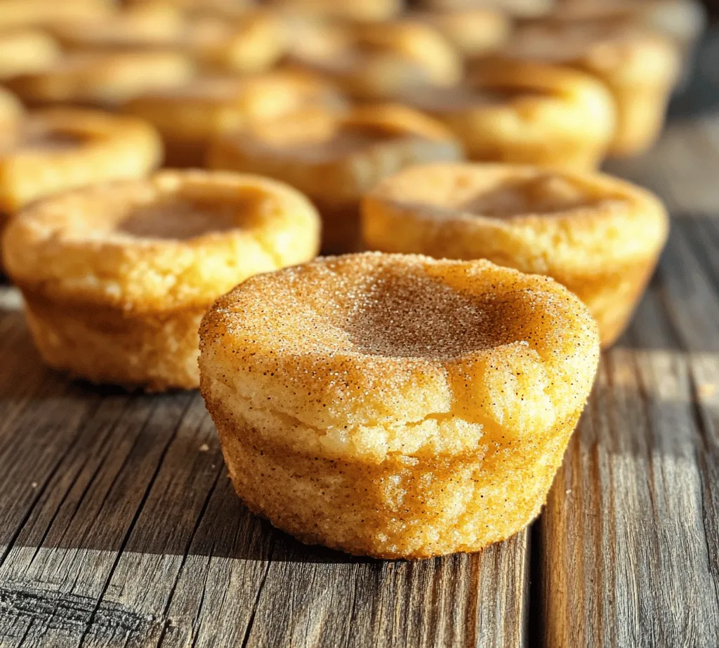 Snickerdoodle Cookie Cups are a delightful twist on the classic snickerdoodle cookie, combining the warm, comforting flavors of cinnamon and sugar with a fun, bite-sized presentation. These delectable treats encapsulate all the nostalgia of traditional snickerdoodles while offering a new way to enjoy them. Whether you’re hosting a holiday gathering, celebrating a birthday, or simply indulging in a sweet afternoon snack, these cookie cups are the perfect addition to any occasion. With their soft and chewy texture, they are sure to become a favorite in your baking repertoire.